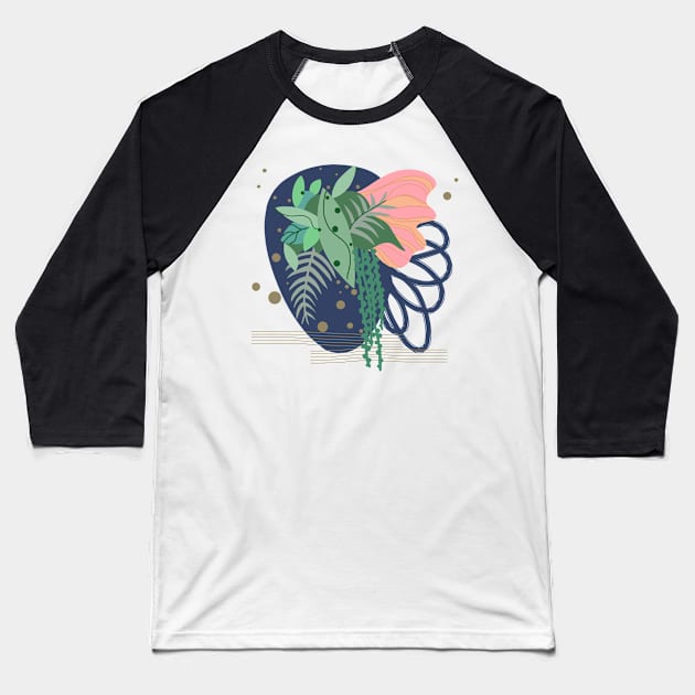 Plantation - Creme Baseball T-Shirt by Design Fern